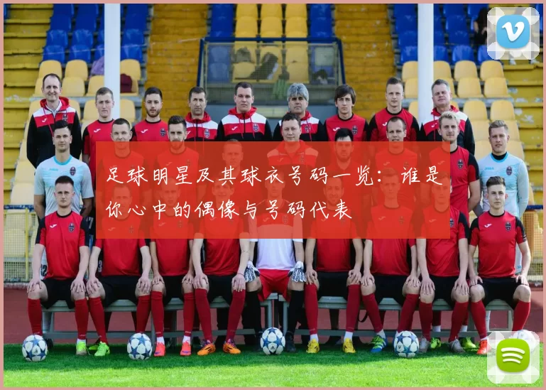 足球明星及其球衣号码一览：谁是你心中的偶像与号码代表